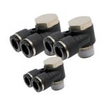 PA10-03C Đầu nối khí nén - khớp nối 3 cổng dạng Y