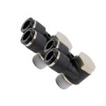 PA8-02C Đầu nối khí nén - khớp nối 3 cổng dạng Y
