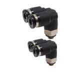 PAX4-M5C Đầu nối khí nén - khớp nối 3 cổng dạng Y