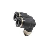 PAX6-M5 Đầu nối khí nén - khớp nối 3 cổng dạng Y