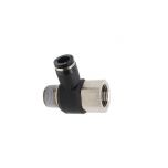 PHF8-03C Đầu nối khí nén - khớp nối 3 cổng dạng thẳng phân nhánh