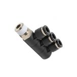 PHT6-02C Đầu nối khí nén - khớp nối dạng khuỷu tay 3 tầng
