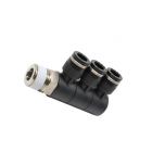 PHT8-03 Đầu nối khí nén - khớp nối dạng khuỷu tay 3 tầng
