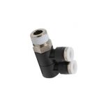 PHW5/16-03 Đầu nối khí nén - khớp nối dạng khuỷu tay 2 tầng