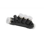 PKG3/16-5/32C Đầu nối khí nén - khớp nối 5 cổng dạng thẳng 3 nhánh