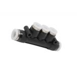 PKG5/16-1/4C Đầu nối khí nén - khớp nối 5 cổng dạng thẳng 3 nhánh