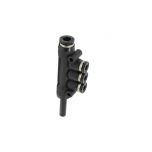 PKJ6-4C Đầu nối khí nén - khớp nối 5 cổng dạng thẳng 3 nhánh