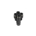 PRG6-4C Đầu nối khí nén - khớp nối 5 cổng dạng thẳng chia 4