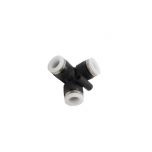 PVU3/8C Đầu nối khí nén - khớp nối 3 cổng dạng khuỷu tay