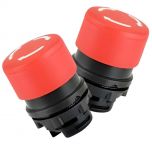 P2AMLS2 Nút nhấn khẩn màu Đen Teknic