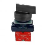 P2AS2-2P-2S2 công tắc xoay 2 vị trí tự giữ tiếp điểm 2NC Teknic