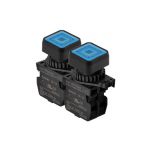 S2PRS-P3BLBDM nút nhấn không đèn Autonics phi 22/25 có lỗ lắp đặt