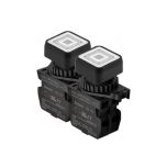 S2PRS-P3WLAL nút nhấn không đèn Autonics phi 22/25 có lỗ lắp đặt