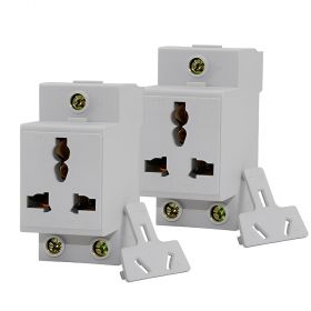 AC30-124 ổ cắm cài trên rail 3 chấu Chint