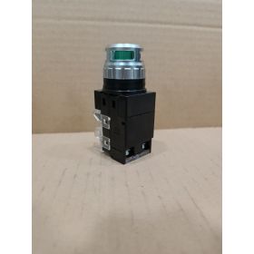 CRX-P25ADG nút nhấn có đèn Hanyoung phi 25 màu xanh lá