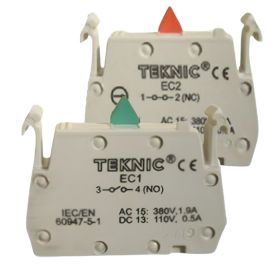 EC1 tiếp điểm dạng gài màu trắng Teknic