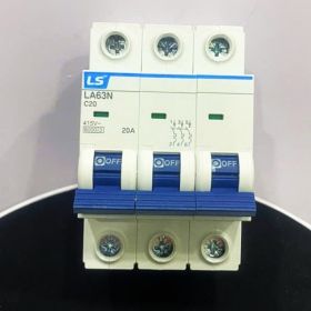 LA63N 3P C2 Cầu dao tự động 3P 2A LS