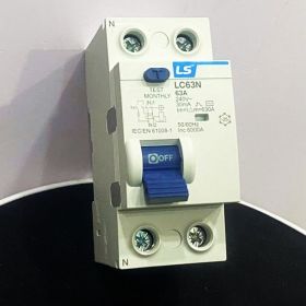 LC63N 1P+N 25A 30mA AC-TYPE Cầu dao chống giật 1P+N 25A LS