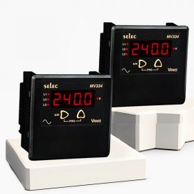 MV334-96x96 đồng hồ đo điện áp trung và hạ thế Selec