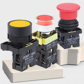 NP2-BC15 nút nhấn đầu nấm Chint phi 40