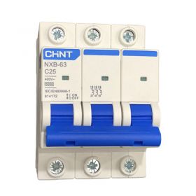 NXB-63 3P B20 6kA MCb - CB tép Chint