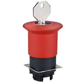 P2AMLTKB2 Nút nhấn khẩn màu Đen Teknic
