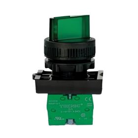 P2ASL3LB-2P-2S1 công tắc xoay 2 vị trí có đèn tự giữ 2NO Teknic