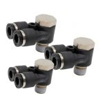 PA6-01C Đầu nối khí nén - khớp nối 3 cổng dạng Y