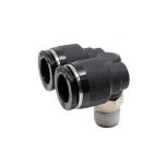 PAX1/2-N2U Đầu nối khí nén - khớp nối 3 cổng dạng Y