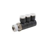 PHT3/8-04C Đầu nối khí nén - khớp nối dạng khuỷu tay 3 tầng