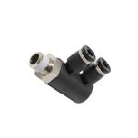 PHW4-01C Đầu nối khí nén - khớp nối dạng khuỷu tay 2 tầng