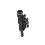 PKJ8-4 Đầu nối khí nén - khớp nối 5 cổng dạng thẳng 3 nhánh
