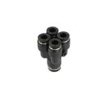 PRG8-6C Đầu nối khí nén - khớp nối 5 cổng dạng thẳng chia 4