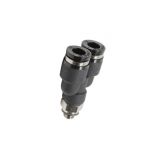 PX6-M6C Đầu nối khí nén - khớp nối chữ Y