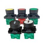 P2AF1-2S1 nút nhấn nhả màu trắng không đèn tiếp điểm 2NO bắt vít Teknic