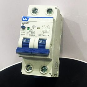LB63N 1P+N C10 30mA AC-TYPE Cầu dao chống giật 1P+N 10A LS