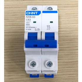 NXB-63 2P C63 6kA cầu dao tự động Chint dòng cắt 6KA 2 cực