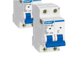 MCB - CB tép NXB-63 2P D6 6kA Chint