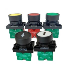 P2AF5-S1 nút nhấn nhả màu xanh dương không đèn tiếp điểm 1NO Teknic