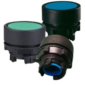 P2AF6 Nút nhấn nhả màu Xanh Dương Teknic