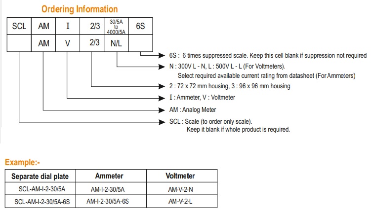 am-v-ordering-information